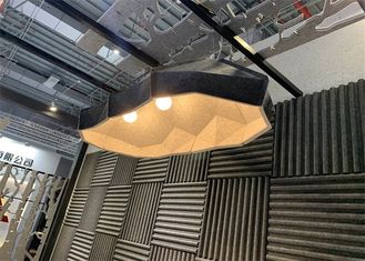 家のための独特なタイプ音響の吊り下げ式の軽く特別なペット フェルトのランプのかさ