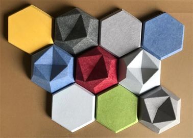 装飾音響ダムニング 六角音響パネル 3d ミュージックスタジオ 600mm * 600mm