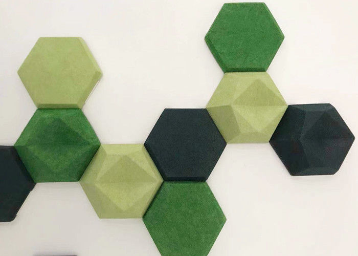 装飾的な六角形ポリエステル3Dは-引きつけられる壁パネルを鳴る