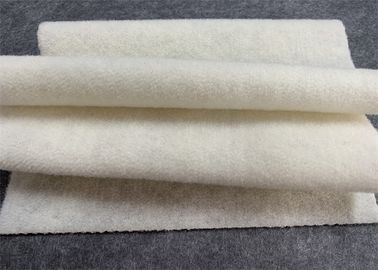 白の抵抗力がある非編まれたフェルトの生地1.5mmの厚さロール パッキング破損